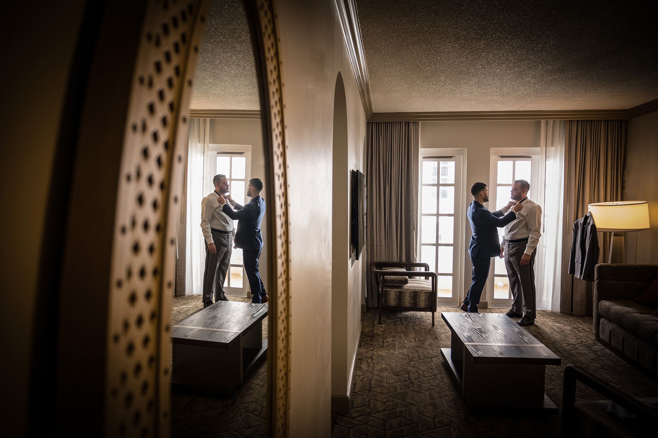 Groomsmen group portrait